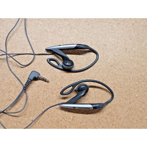 Vtg Panasonic RP-HS5 Silver Ear Clip Ear Phone Bud Over Ear Used XBS Y2K Works